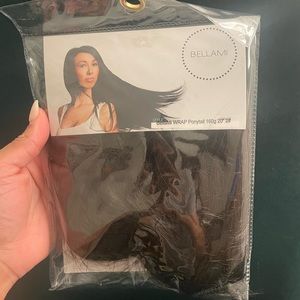 BELLAMI Faux Wrap Ponytail in Dark Brown (#2)- NEW